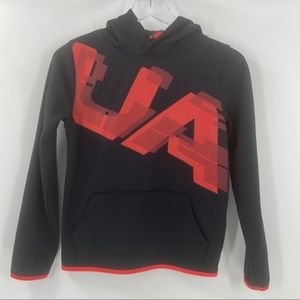 UNDER ARMOUR Hooded Sweatshirt Boys Large